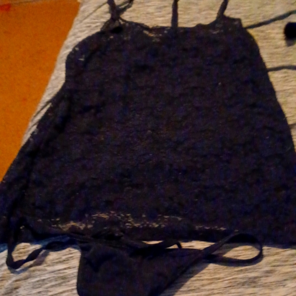 Lingerie with matching thong